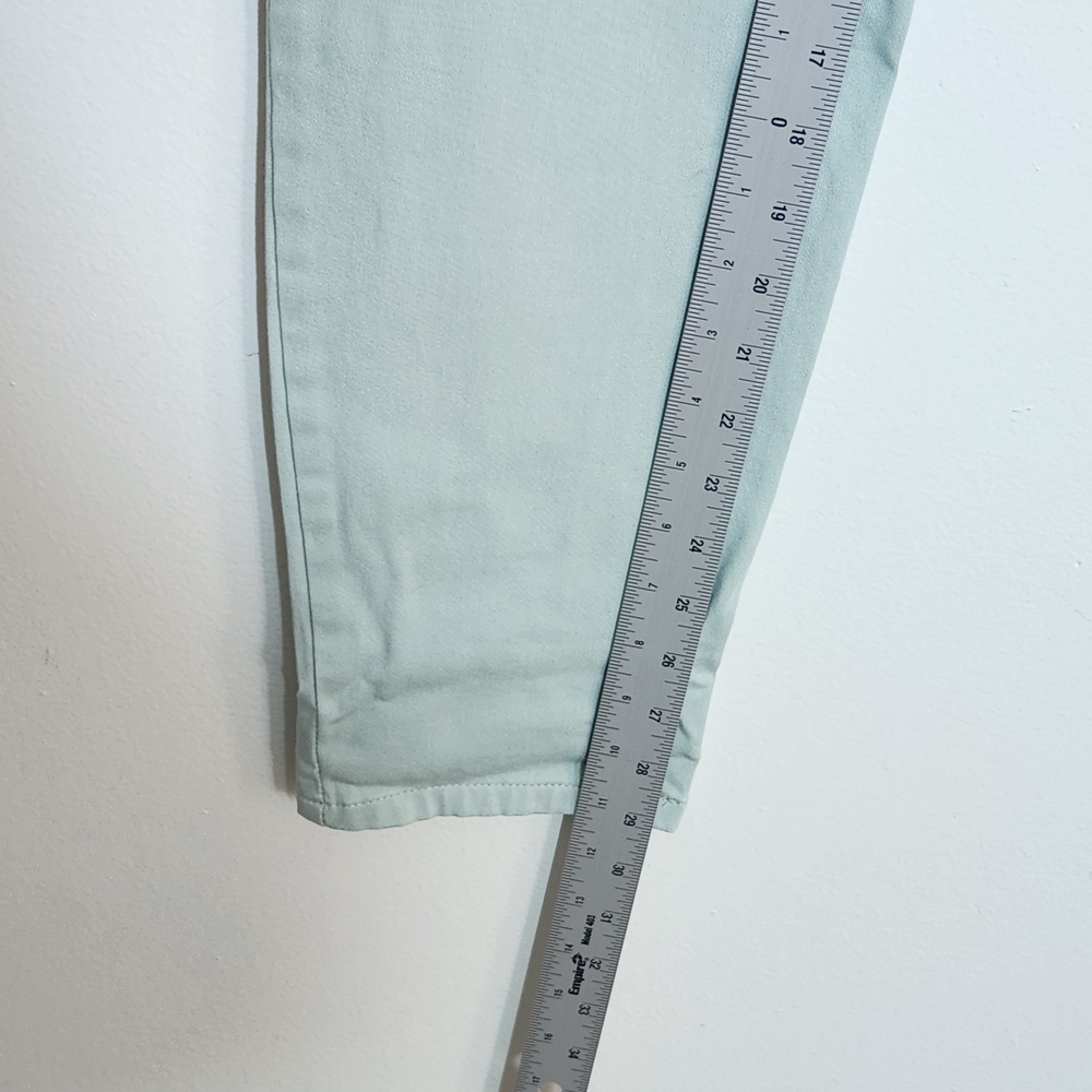 Dickies Mint Green Stretch Twill Skinny Pants Size 8 - Picture 8 of 10